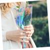 Didiseaon 10sheets Cellophane Packing Film Transparent Flower Wrapping Paper for Floral Bouquets Crafts and Packaging view 4