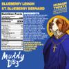 Muddy Dog Human Treats - St. Blueberry Bernard - Blueberry Lemon Energy Bar - Gluten-Free Nut-Free Granola Bars (12 Pack) view 3