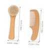 FRCOLOR Boy Girl Bath Brush Set Soft Bristle Hair Wash Comb Set Scalp Brush for Newborns Boy Girl Bath Accessories view 2