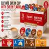 Coffee Creamer Liquid Singles Delight Caramel Macchiato, French Vanilla, Hazelnut and Mini Moo's Half and Half Creamer Variety (32 Pack), 4 Flavor Assortment Coffee Creamer Singles for Home, Office, Coffee, Bar, Gift view 2