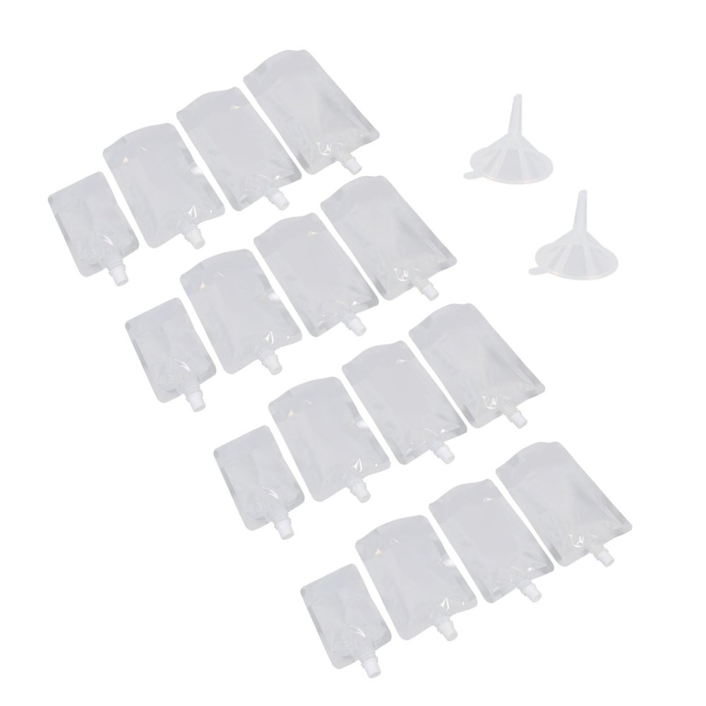 PRETYZOOM 1set Plastic Juice Drink Pouches Straws Disposable Beverage Bags for Parties Festivals and Cold Drinks Leak-resistant and Space-saving Design