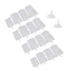PRETYZOOM 1set Plastic Juice Drink Pouches Straws Disposable Beverage Bags for Parties Festivals and Cold Drinks Leak-resistant and Space-saving Design view 1