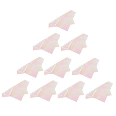 minkissy Flower Cellophane Wrap Paper 10 Sheets Waterproof Colorful Plastic for Decorations