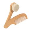Gogogmee Care Kit Gentle Bristle Brush Hair Washing Shield Brush Set Grooming Tools Newborn Massage Comb view 1