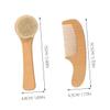 Gogogmee Care Kit Gentle Bristle Brush Hair Washing Shield Brush Set Grooming Tools Newborn Massage Comb view 2