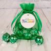 100 Count Gift Organza Bags with Drawstring 5x7 inch Green for Baby Shower,Christmas,Party Favors,Birthday,Wedding,Anniversary,Bridal Shower Sheer Fabric Clear Mesh Ribbon Sachet for Jewelry,Candy view 3