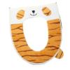 RORPOIR Elongated Padded Toilet Seat Thermal Washable Cotton Velvet Cover for Bathroom view 1