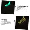 BESPORTBLE 5pairs Fluorescent for Sneakers Vibrant Replacement Straps for Stylish Footwear for Parties and Night Events view 3