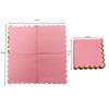 100 Pcs 5 x 5 Inch Golden Edge Scalloped Cocktail Napkins 2 Ply Wedding Shower Napkins Elegant Birthday Party Napkin Anniversary Reception Dessert Napkin Dinner Lunch Paper Supplies Pink view 3