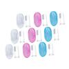 Healvian 9pcs Silicone Finger Toothbrush Boys and Girls Soft Brush Newborn Cleaning Brush Boy Girl Oral Care view 1