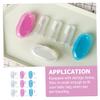 Healvian 9pcs Silicone Finger Toothbrush Boys and Girls Soft Brush Newborn Cleaning Brush Boy Girl Oral Care view 3