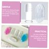 Healvian 9pcs Silicone Finger Toothbrush Boys and Girls Soft Brush Newborn Cleaning Brush Boy Girl Oral Care view 4