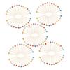 GRIRIW 100pcs Flower Cocktail Garnish Toothpicks Elegant Skewers for Appetizers Wedding and Party Decorations Fancy Satin view 1