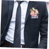 CHILDWEET 50pcs Transparent PVC Pocket Boutonniere Sleeves for Weddings and Formal Events Included Secure Floral Arrangements for Suit Jackets and Groomsmen view 4