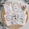 Personalized Eco-Friendly Wildflower Seed Packets Custom Kraft Envelopes Rustic Floral Seed Storage Pockets Perfect Wedding Favors & Bridal Gifts for Garden Office Party Favors Supplies (Style B) view 2