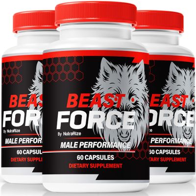 (3 Pack) Beast Force for Men, Official BeastForce Male Formula, Powerful Blend to Support Lasting Energy, Stamina and Peak Performance, All-Natural Best Force Pastillas Review (180 Capsules)