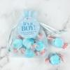 100 Count Gifts Organza Bags with Drawstring 4x6 inch Baby Blue for Jewelry,Candy,Cookie Sheer Fabric Clear Mesh Net Sachet for Baby Shower,Christmas,Party Favors,Birthday,Bride Wedding,Bridal Shower view 3