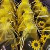 100 Piece Gift Organza Bags with Drawstring 5x7 inch Yellow for Jewelry,Candy Sheer Fabric Clear Mesh See Through Sachet for Baby Shower,Christmas,Party Favors,Baby Girl Birthday,Wedding,Bridal Shower view 3