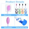 Akulgaci 100 Pack Kids Toothbrush Bulk Soft Bristles Toddler Toothbrush with Suction Cup, Lovely Includes Travel Covers, Individually Wrapped Toothbrushes for Kid Home School Daycare Camp (Panda) view 3
