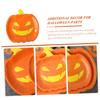 SEWOART 20pcs Halloween Pumpkin Plates Disposable Pumpkin Party Dinner Plates for Halloween Gatherings for Desserts Snacks view 3