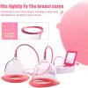 BGHJIKGFS Electric Breast Massager, Powerful Vacuum Enlargement Machine with 2 Modes and 5 Levels of Adjustment, for Female, for Breast Dysplasia(A Cup) view 4