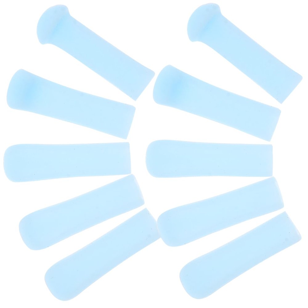 10Pcs Silicone Ear Cleaner Replacement Tips Soft Spoon Accessories for Gentle Wax Removal and Ear Picking Ergonomic Design for Comfortable Use