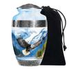 Eagle Urn for Human Ashes, Large Funeral Urns for Adult Ashes Men, Urn for Ashes Adult Male, Cremation Urns for Women (Size:- 10 Inch) view 1