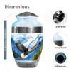 Eagle Urn for Human Ashes, Large Funeral Urns for Adult Ashes Men, Urn for Ashes Adult Male, Cremation Urns for Women (Size:- 10 Inch) view 2
