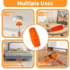 30 FT High Reach Duster Kit with 4-30 FT Extension Pole,High Ceiling Dusting and Window Cleaning Kit with Telescopic Pole,Window Washer & Squeegee,for Cleaning High Ceiling Fan, Furniture, Blinds view 3