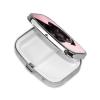 Pill Box 2 Compartment Small Pill Case for Purse & Pocket Cute Black Pug Pill Box Cute Vitamins Fish Oil Supplements Storage Box Portable Pill Containe Travel Gift view 4