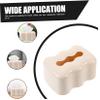 Cabilock Creative Spring Tissue Holder Multi-use Tissue Box for Home and Office Smooth Opening Design for Desks and Countertops view 2
