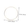 BATHVEVE 3pcs Decorative Wreath Frames for Christmas Home Decor Flower Wreath for Crafting Unique Garlands Smooth for Easy Handling view 4
