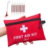 152 Piece Small First Aid Kit, Travel Size First Aid Kit TSA Approved, Mini Forst aid kit for Home, Car, Travel, Camping, Truck, Sports, Office, Hiking Med Kit for Backpack; view 1