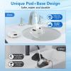 2025 Ultrasonic Retainer Cleaner for Dentures & Aligner, Durable Removable Base and Top Cover, Denture Cleaner Machine with 4 Modes for Mouth Guards, Jewelry, Rings, etc (White) view 3