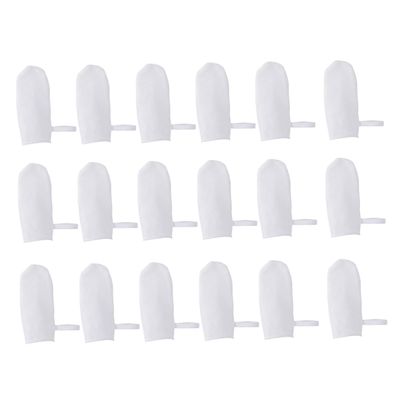 KOMBIUDA Toothbrush Finger Toothbrush Set 18pcs Gauze Oral Cleaners for Newborns Toddler Safe Soft Easy to Clean Milk Stains
