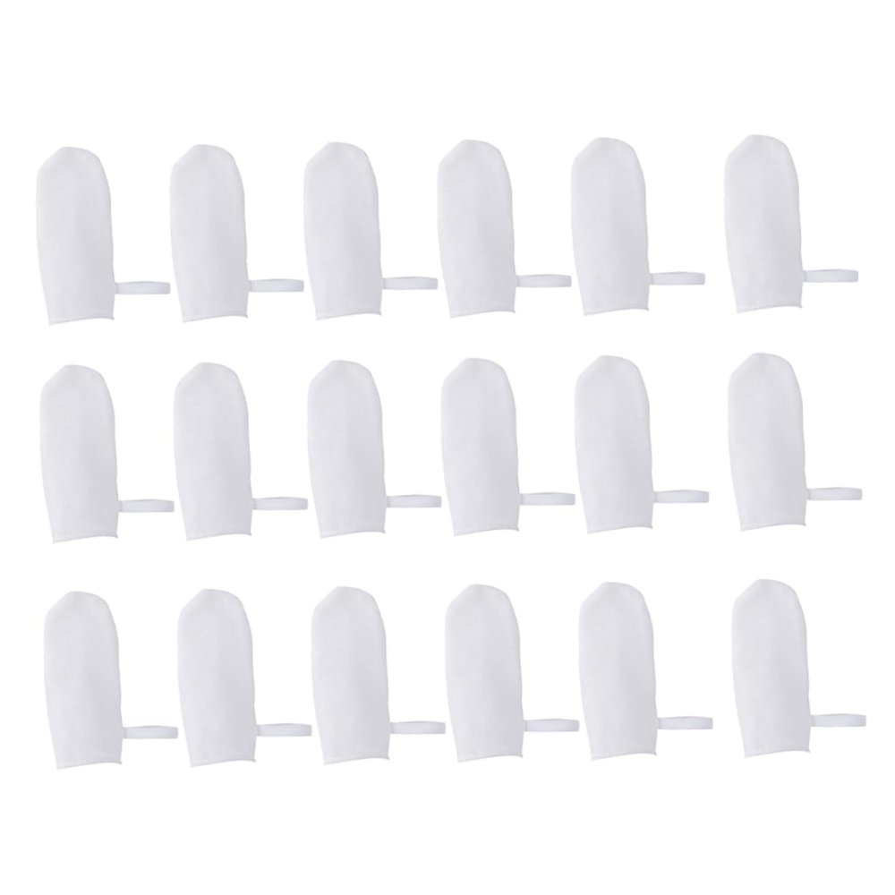 KOMBIUDA Toothbrush Finger Toothbrush Set 18pcs Gauze Oral Cleaners for Newborns Toddler Safe Soft Easy to Clean Milk Stains