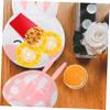 FUNOMOCYA Easter Party Decorations 4pcs Party Tableware Set Plates Cups Fork Spoon Boys and Girls-friendly for Easter Celebration view 4