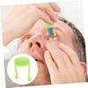 2Pcs Silicone Eye Drop Guides for Home Use, Spiral Green view 2