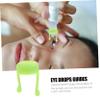 2Pcs Silicone Eye Drop Guides for Home Use, Spiral Green view 3