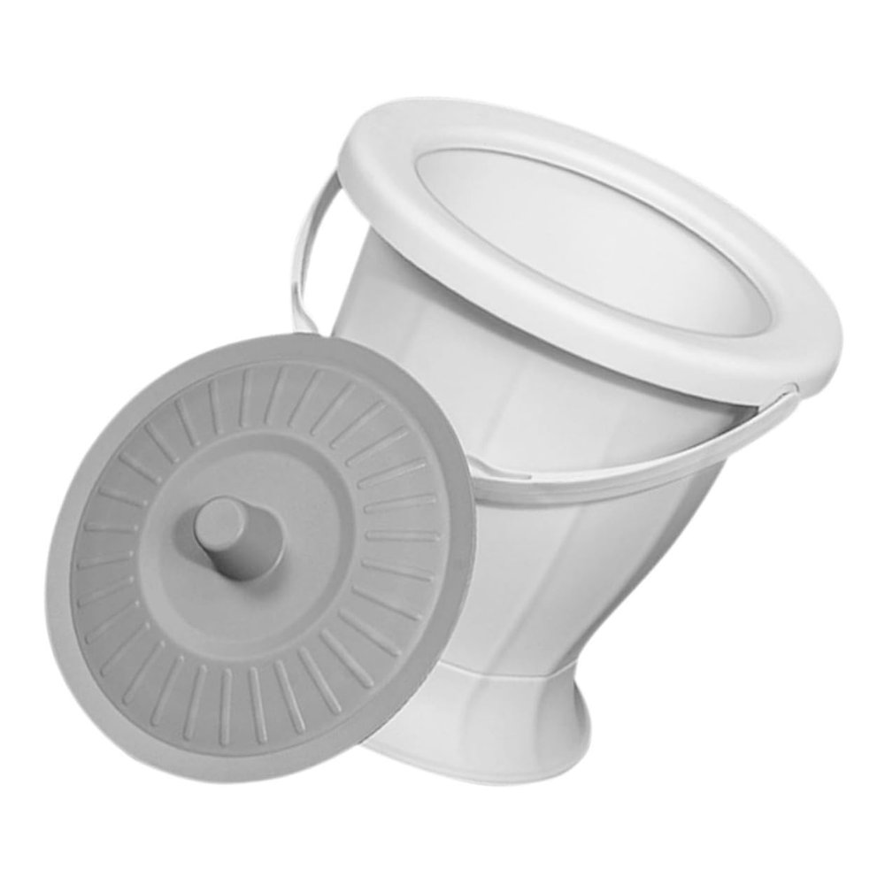 FOMIYES Portable Toilet for Boys and Girls Collapsible Urinal for Women Men Plastic Household Spittoon Lid Easy to Clean