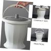 FOMIYES Portable Toilet for Boys and Girls Collapsible Urinal for Women Men Plastic Household Spittoon Lid Easy to Clean view 4