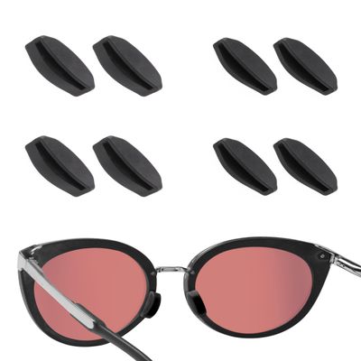 Acefrog 2 Pairs Upgraded Nose Pads for Oakley Frogskins Range OO9284, Frogskins Range XL OO9503 / OO9503A, Frogskins Hybrid OO9289, Top Knot Sunglass, Push-in Nose Piece Replacement, Black, Anti-Slip