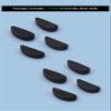 Acefrog 2 Pairs Upgraded Nose Pads for Oakley Frogskins Range OO9284, Frogskins Range XL OO9503 / OO9503A, Frogskins Hybrid OO9289, Top Knot Sunglass, Push-in Nose Piece Replacement, Black, Anti-Slip view 3