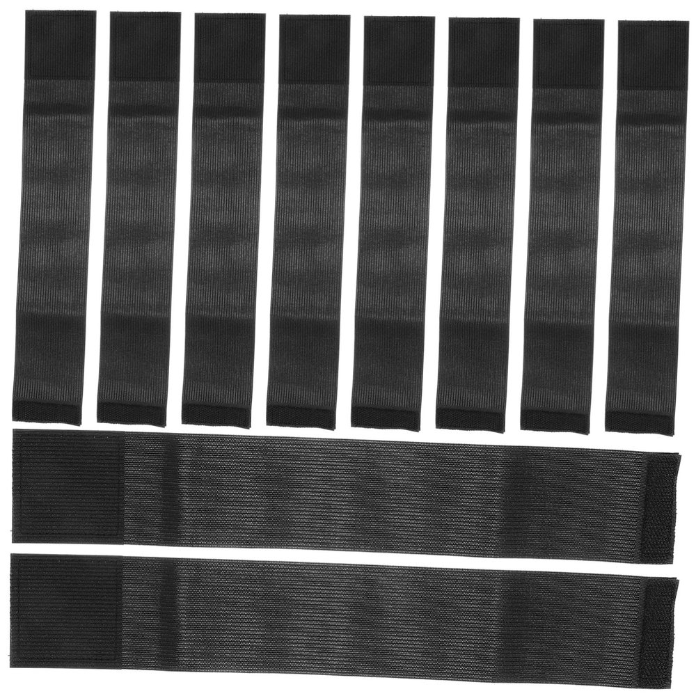 Holibanna 10pcs Memorial Mourning Arm Band Black Elastic Funeral Armband for Soccer Police Memorial Service