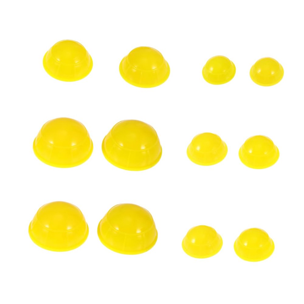 Anneome 12pcs Silicone Gua Facial Tool Cupping Therapy for Body Neck Face Cellulite Reduction Massage Cupping Cups