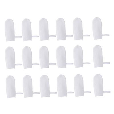 PartyKindom 1set Gauze Finger Toothbrushes Boy Girl Oral Cleaner for and Tongue Cleaning Soft and Safe Material for Newborns and Toddlers for Daily Oral