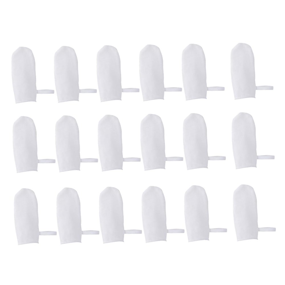 PartyKindom 1set Gauze Finger Toothbrushes Boy Girl Oral Cleaner for and Tongue Cleaning Soft and Safe Material for Newborns and Toddlers for Daily Oral