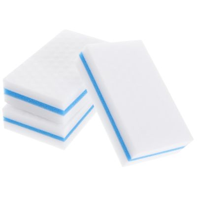 Baluue 10pcs Three-Layer Scrubbing Sponge for Kitchen Cleaning High Absorbency Nano Dish Washing Pads for Efficient Housework