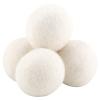 6Pcs 6cm Wool Balls Water Absorption Eliminates Static Laundry Replacement with Softener Balls Made from Materials for Clothes Drying Wool Fabric Softener Saves Money view 1