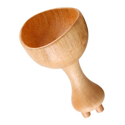PLAFOPE Ergonomic Wooden Massage Tool Dual-Head Design for Deep Tissue Relief for Shoulders Waist and Thighs Manual Therapy Massager for Relaxation and Muscle Comfort